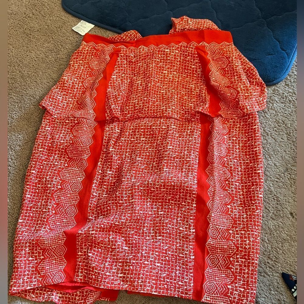 Plenty by‎ Tracy Reese red skirt 4